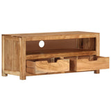 NNEVL TV Cabinet 88x35x40 cm Solid Wood Acacia