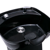NNEVL Shampoo Backwash Unit with Salon Chair Faux Leather