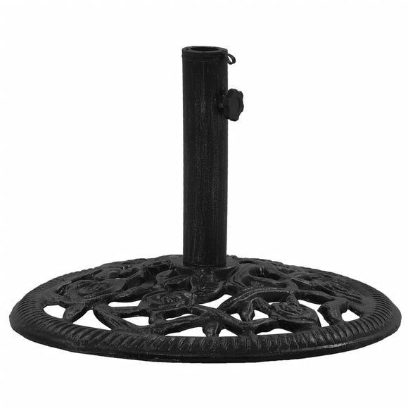 NNEVL Umbrella Base Black 48x48x33 cm Cast Iron