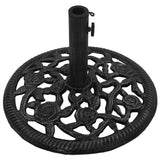 NNEVL Umbrella Base Black 48x48x33 cm Cast Iron