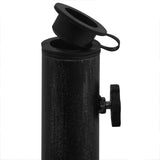NNEVL Umbrella Base Black 48x48x33 cm Cast Iron
