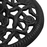 NNEVL Umbrella Base Black 48x48x33 cm Cast Iron