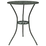 NNEVL 3 Piece Bistro Set Cast Aluminium Green