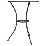 NNEVL 3 Piece Bistro Set Cast Aluminium Black
