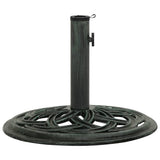 NNEVL Umbrella Base Green 44x44x31 cm Cast Iron
