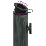 NNEVL Umbrella Base Green 44x44x31 cm Cast Iron