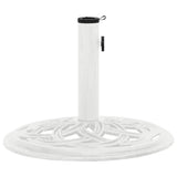 NNEVL Umbrella Base White 44x44x31 cm Cast Iron