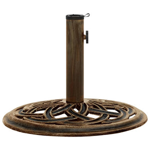 NNEVL Umbrella Base Bronze 44x44x31 cm Cast Iron