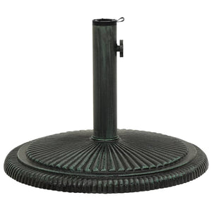 NNEVL Umbrella Base Green 45x45x30 cm Cast Iron