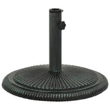 NNEVL Umbrella Base Green 45x45x30 cm Cast Iron