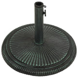 NNEVL Umbrella Base Green 45x45x30 cm Cast Iron