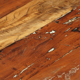 NNEVL Coffee Table Ø68 cm Solid Reclaimed Wood