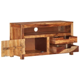 NNEVL TV Cabinet 90x34.5x50 cm Solid Wood Acacia