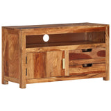 NNEVL TV Cabinet 90x34.5x50 cm Solid Wood Acacia