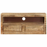 NNEVL TV Cabinet 88x30x40 cm Solid Wood Mango
