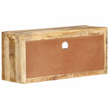 NNEVL TV Cabinet 88x30x40 cm Solid Wood Mango
