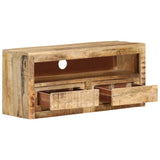 NNEVL TV Cabinet 88x30x40 cm Solid Wood Mango