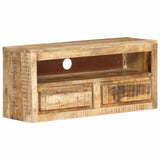 NNEVL TV Cabinet 88x30x40 cm Solid Wood Mango