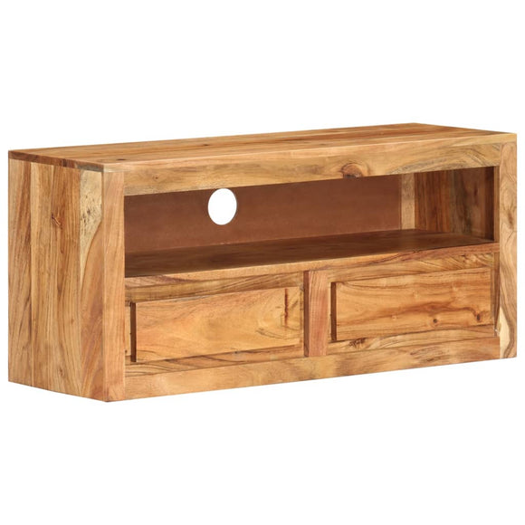NNEVL TV Cabinet 88x30x40 cm Solid Wood Acacia