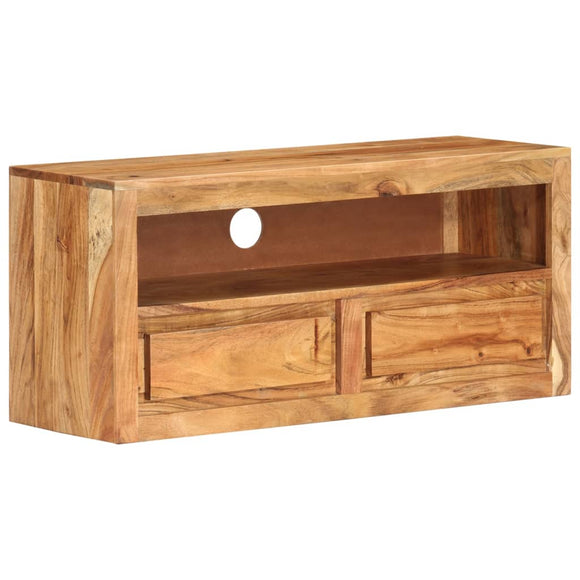 NNEVL TV Cabinet 88x30x40 cm Solid Wood Acacia