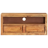 NNEVL TV Cabinet 88x30x40 cm Solid Wood Acacia