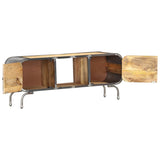 NNEVL TV Cabinet 110x30x42 cm Solid Wood Mango