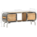 NNEVL TV Cabinet 110x30x42 cm Solid Wood Mango