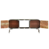 NNEVL TV Cabinet Multicolour 110x30x42 cm Solid Wood Reclaimed