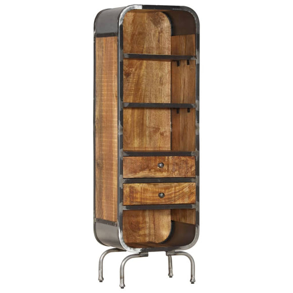 NNEVL Highboard 40x30x126 cm Solid Wood Mango