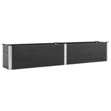 NNEVL Garden Raised Bed 200x50x54 cm WPC Grey