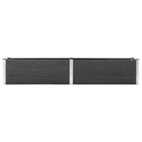 NNEVL Garden Raised Bed 200x50x54 cm WPC Grey