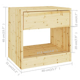 NNEVL Bedside Cabinets 2 pcs 40x31x40 cm Solid Firwood