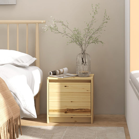 NNEVL Bedside Cabinet 40x30.5x40 cm Solid Firwood