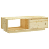 NNEVL Coffee Table 110x50x33.5 cm Solid Firwood