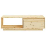 NNEVL Coffee Table 110x50x33.5 cm Solid Firwood