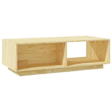 NNEVL Coffee Table 110x50x33.5 cm Solid Pinewood