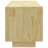NNEVL TV Cabinet 110x30x33.5 cm Solid Pinewood