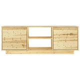 NNEVL TV Cabinet 110x30x40 cm Solid Firwood