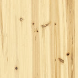 NNEVL TV Cabinet 110x30x40 cm Solid Firwood
