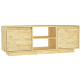 NNEVL TV Cabinet 110x30x40 cm Solid Pinewood