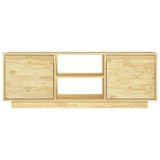 NNEVL TV Cabinet 110x30x40 cm Solid Pinewood