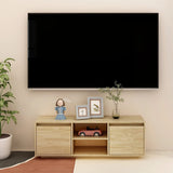 NNEVL TV Cabinet 110x30x40 cm Solid Pinewood