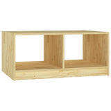 NNEVL Coffee Table 75x50x33.5 cm Solid Pinewood