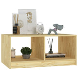 NNEVL Coffee Table 75x50x33.5 cm Solid Pinewood