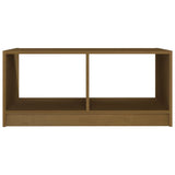 NNEVL Coffee Table Honey Brown 75x50x33.5 cm Solid Pinewood