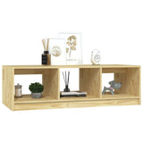 NNEVL Coffee Table 110x50x34 cm Solid Pinewood
