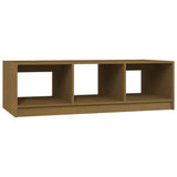 NNEVL Coffee Table Honey Brown 110x50x34 cm Solid Pinewood