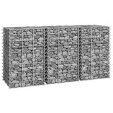 NNEVL Gabion Raised Beds 3 pcs 30x30x50 cm Iron
