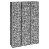 NNEVL Gabion Raised Beds 3 pcs 30x30x150 cm Iron