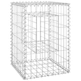 NNEVL Gabion Basket Posts 2 pcs 40x40x60 cm Iron